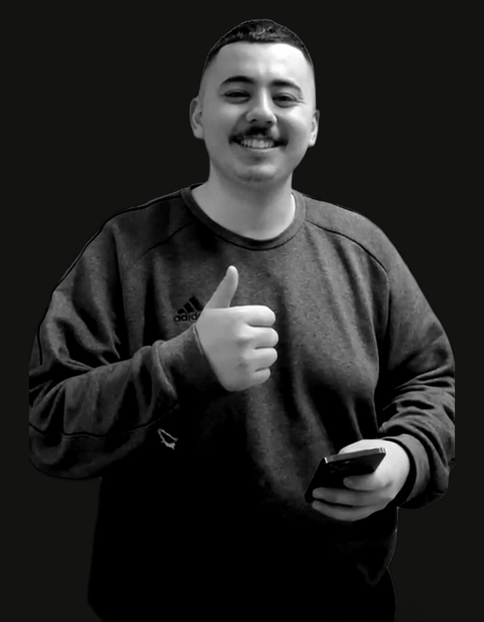 Denizhan Bellikli vor der Transformation